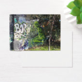 Grüner Besucher aus dem Weltraum Graffiti (Schreibtisch)