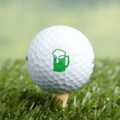 Grüner Bier Golfball (Insitu T-Shirt)