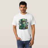 Grüner Bierhut T-Shirt (Vorne ganz)