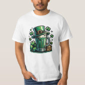 Grüner Bierhut T-Shirt (Vorderseite)