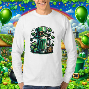 Grüner Bierhut T-Shirt