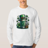 Grüner Bierhut T-Shirt (Vorderseite)