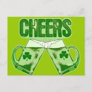 Grüner Bierkäfer Postkarte