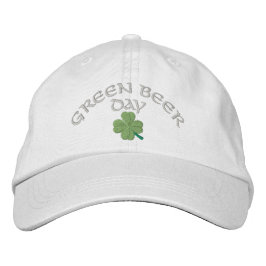 Grüner Biertag St Patrick's Bestickte Kappe