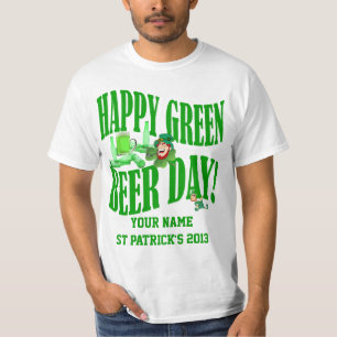 Grüner Biertag St Patrick's T-Shirt