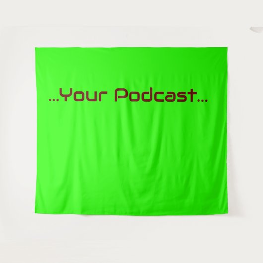 Grüner Bildschirm - Wörterbücher Wandteppich (Vorderseite (Horizontal))