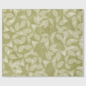 Grüner Blatt-Baum verlässt Niederlassung Sprin Geschenkpapier (Flach)