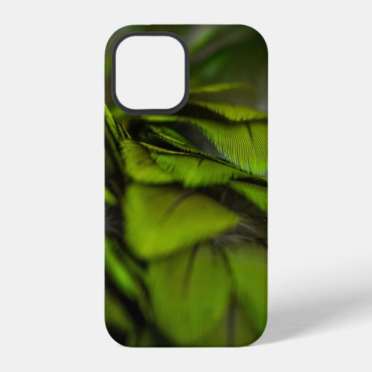 Grüner Blatt iPhone Hülle (Rückseite)