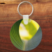 Grüner Blatt Schlüsselanhänger (Vorderseite)