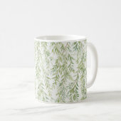 Grüner Blätter Garten Kaffeetasse (VorderseiteRechts)