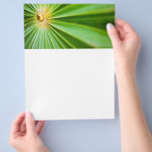 Grüner Blätterhintergrund Flyer (Hand)