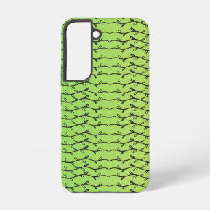 Grüner Blattreben-Handyhülle Samsung Galaxy Hülle