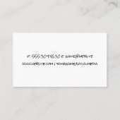 Grüner blauer Farbton Hintergrund | Kunstfarben Visitenkarte (Rückseite)