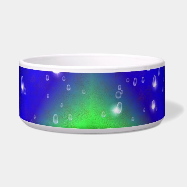Grüner blauer Regenbogen in Elefantenletheroptik Napf (Vorderseite)