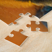 Grüner, blauer und gelber Papagei Puzzle (Seite)