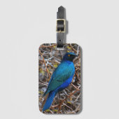 Grüner Blauleng Gepäckanhänger (Vorderseite Vertikal)