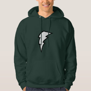Grüner Blitz-Bolzen Hoodie