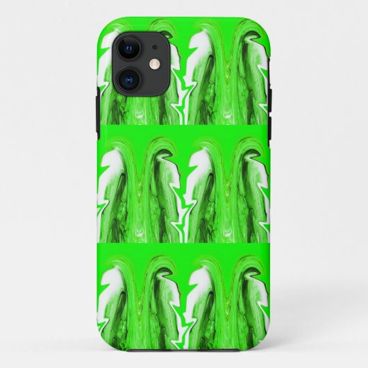 Grüner Blitz Case-Mate iPhone Hülle (Rückseite)