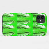 Grüner Blitz Case-Mate iPhone Hülle (Rückseite (Horizontal))