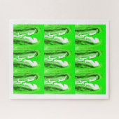 Grüner Blitz Puzzle (Horizontal)