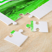 Grüner Blitz Puzzle (Seite)