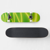Grüner Blitz Skateboard (Horizontal)