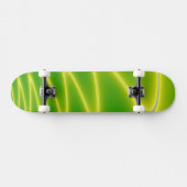 Grüner Blitz Skateboard (Horizontal)