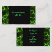 Grüner Blitz Visitenkarte (Vorne/Hinten)