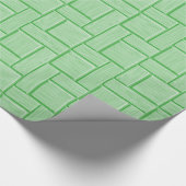 Grüner Block Geschenkpapier (Ecke)