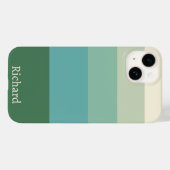Grüner Block mit fünf Shades Case-Mate iPhone Hülle (Rückseite (Horizontal))