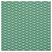 Grüner Blumenzickzack Stoff (Muster)