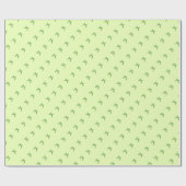 Grüner Bogen, hellgrüner Hintergrund Geschenkpapier (Flach)