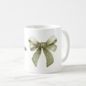 Grüner Bogen Kaffeetasse (VorderseiteRechts)