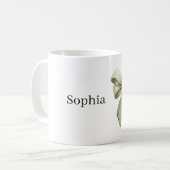 Grüner Bogen Kaffeetasse (Vorderseite Links)