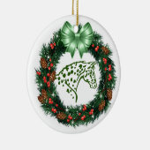 GRÜNER BOGENroter U. GRÜNER APPALOOSA Keramikornament (Rechts)
