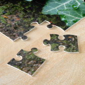 Grüner botanischer See und Felsstein Puzzle (Seite)