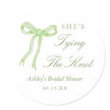 Grüner Bow Sie bindet das Brautparty des Knotens