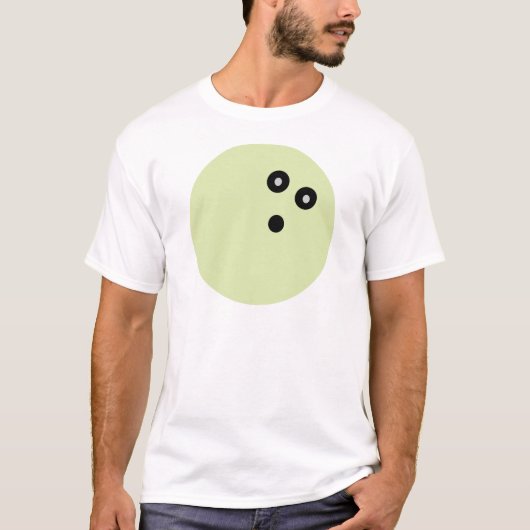 Grüner Bowling T-Shirt (Vorderseite)
