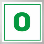 Grüner Brief an das Poster (Vorne)