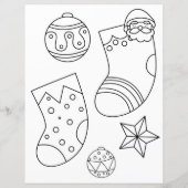 Grüner Brief des Weihnachtsmanns für Kinder auf Sp (Rückseite)