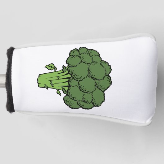 Grüner Brokkoli Golf Headcover (Vorderseite)