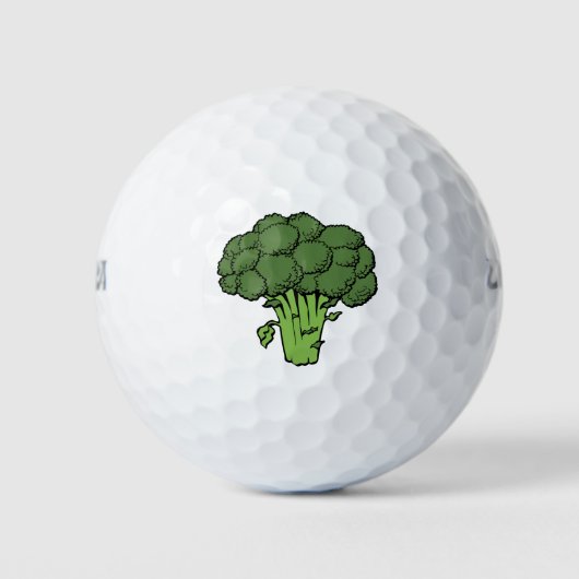 Grüner Brokkoli Golfball (Vorderseite)