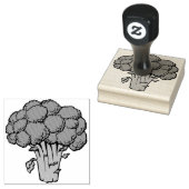 Grüner Brokkoli Gummistempel (Stempel)