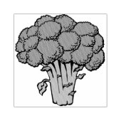 Grüner Brokkoli Gummistempel (Prägung)