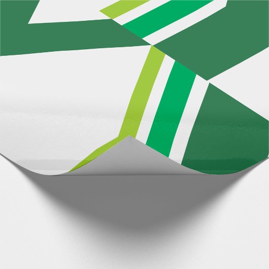 Grüner Buchstabe Y Geschenkpapier