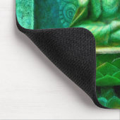 Grüner Buddha Mousepad (Ecke)