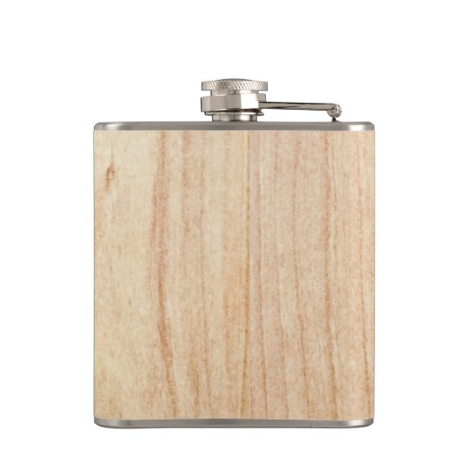 Grüner Büffel-kariertes Hirsch-Monogramm Flachmann (Rückseite)