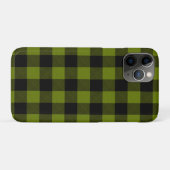 Grüner Büffel-Karo-Garten Case-Mate iPhone Hülle (Rückseite (Horizontal))