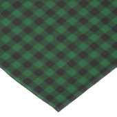 Grüner Büffel Karo Tischdecke (Schrägansicht)