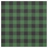 Grüner Büffel-Karostoff Stoff (Muster)